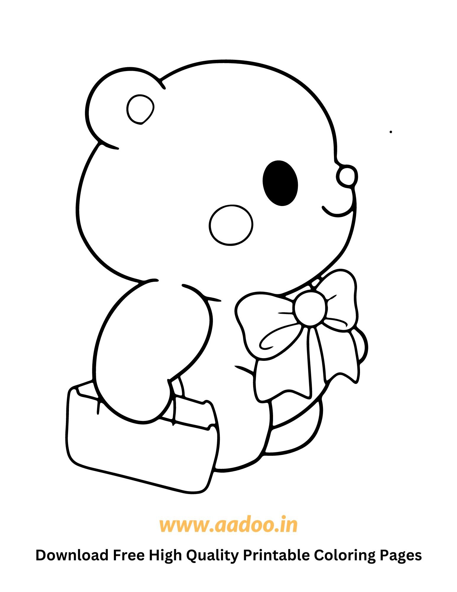 Best Free Printable Teddy Bear Coloring Pages Aadoo Good