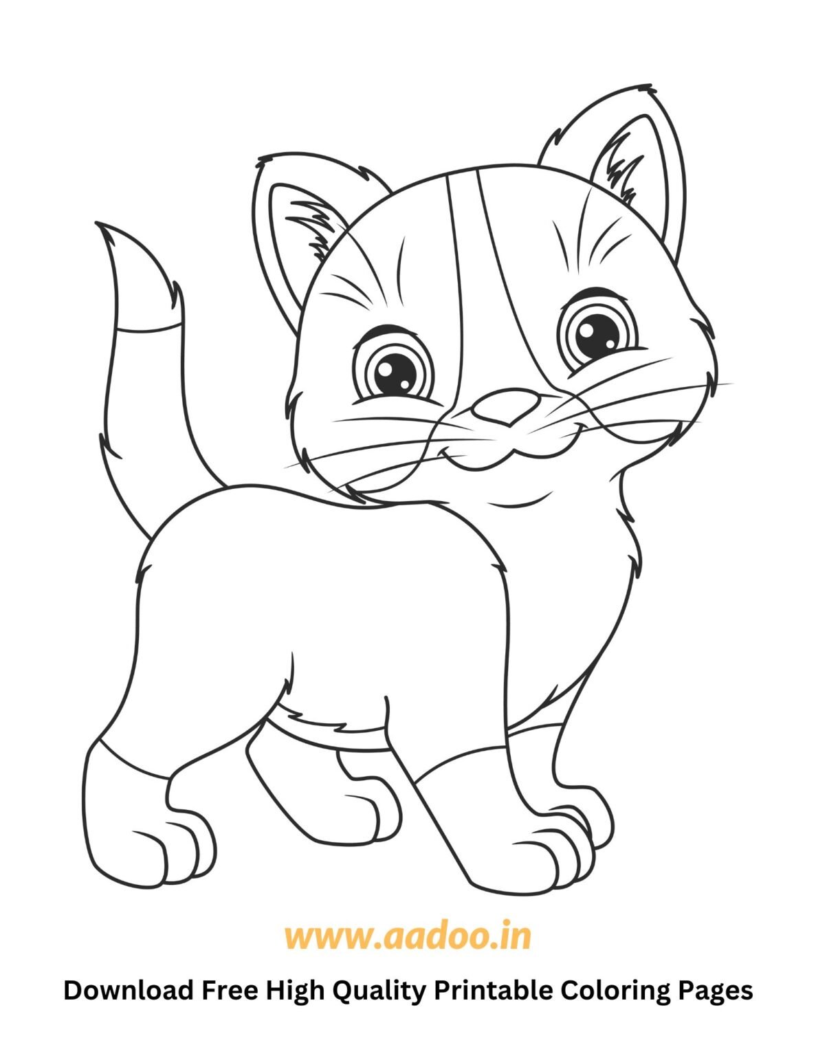 50 Free Printable Cat Coloring Pages