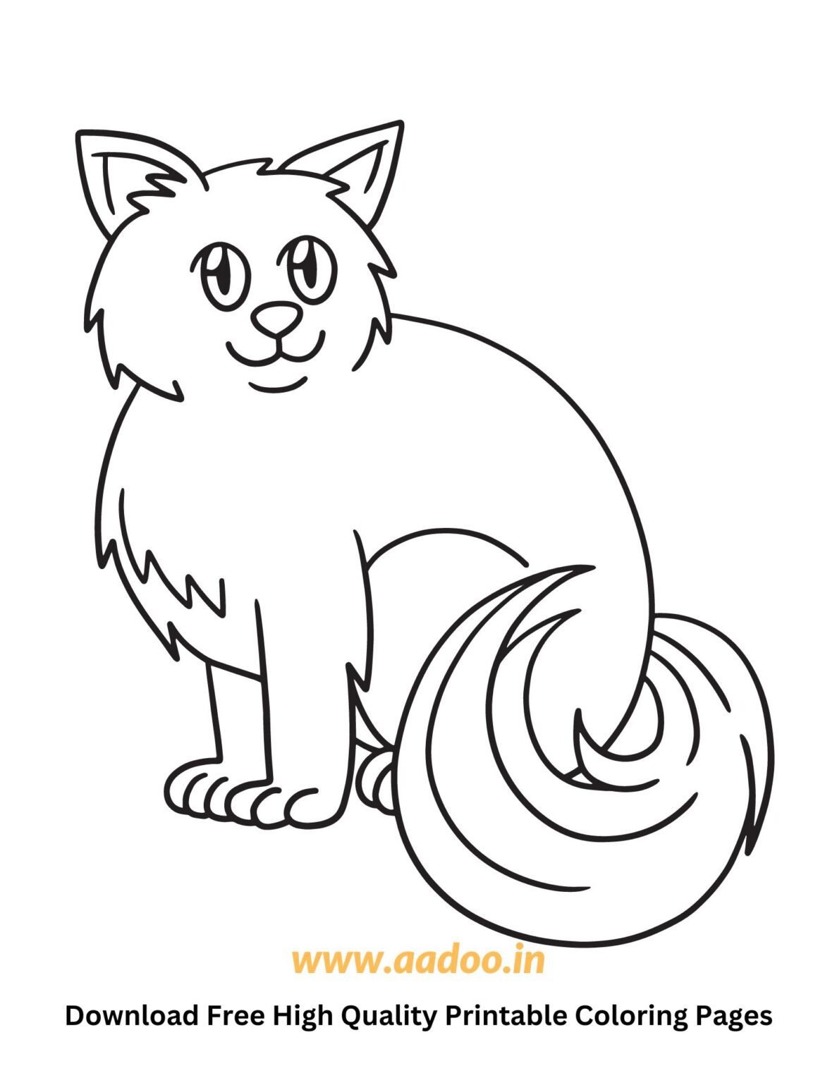 50 Free Printable Cat Coloring Pages