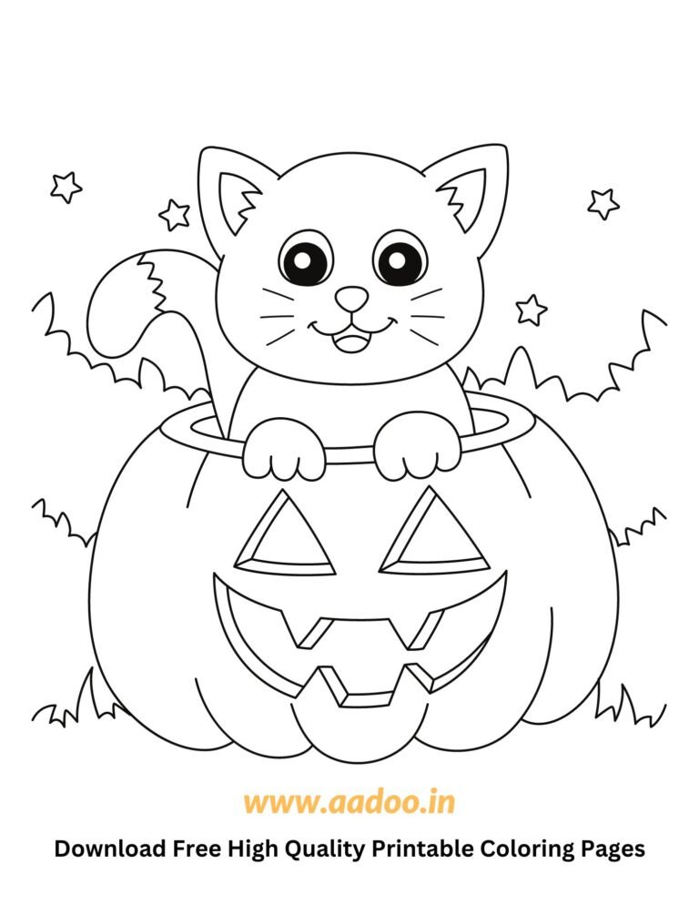 50 Free Printable Cat Coloring Pages