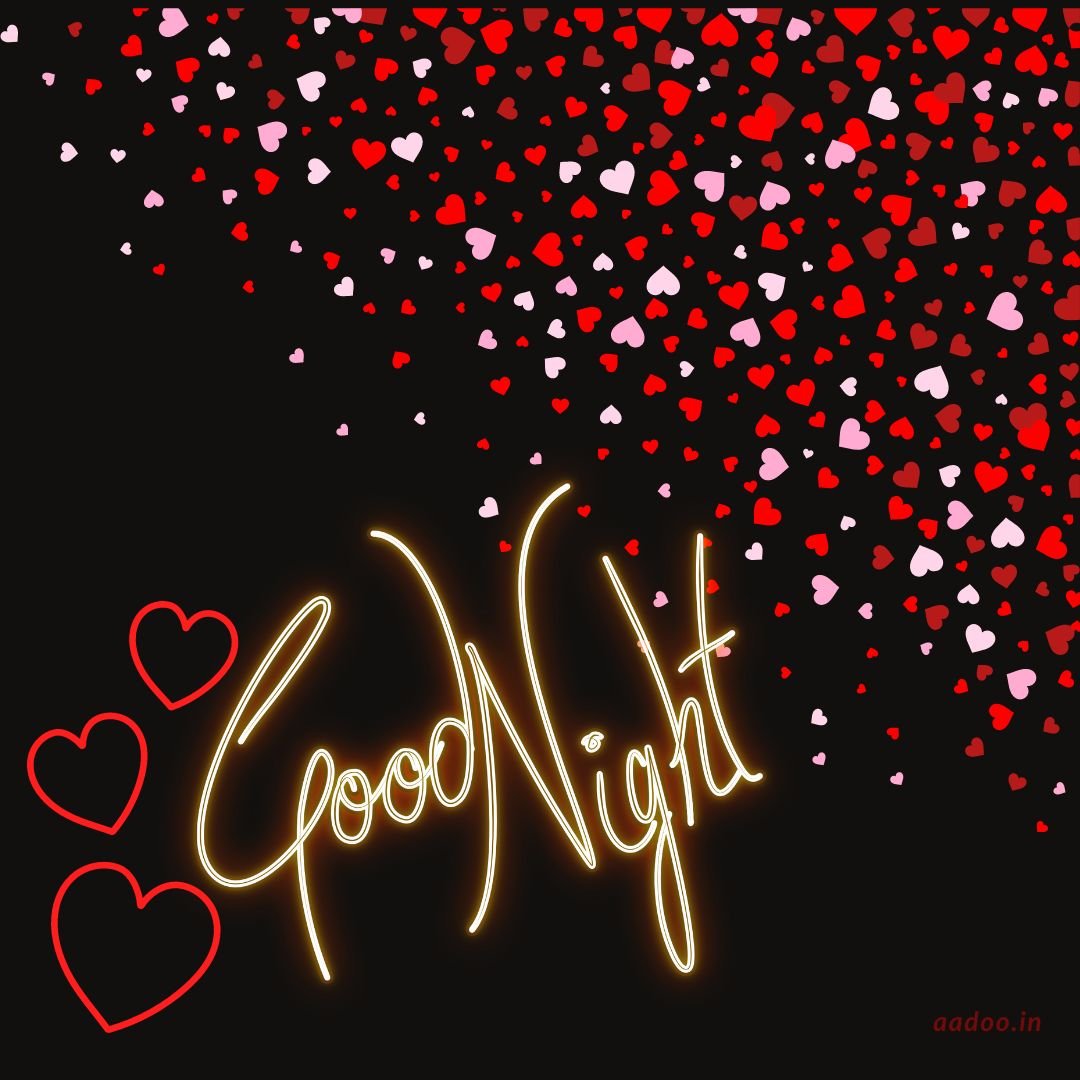 100+ Good Night Heart Images - Good Night Love Heart Images