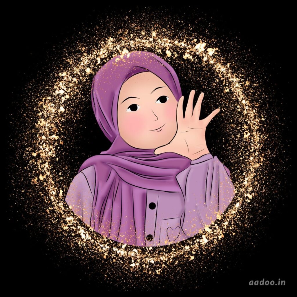 Cute Whatsapp DP Images For Girl  Hijab cartoon, Islamic girl pic