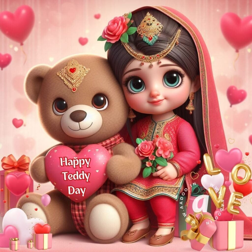 Happy Teddy Day, Happy Teddy Day My Love, Happy Teddy Bear Day Images, Happy Teddy Day 2024, Happy Teddy Day Photo, Happy Teddy Day Pic, Happy Teddy Day Status, Happy Teddy Day Wishes, Happy Teddy Day Valentine Week, Happy Valentines Day, Valentines week, Teddy Bear Day, aadoo.in,