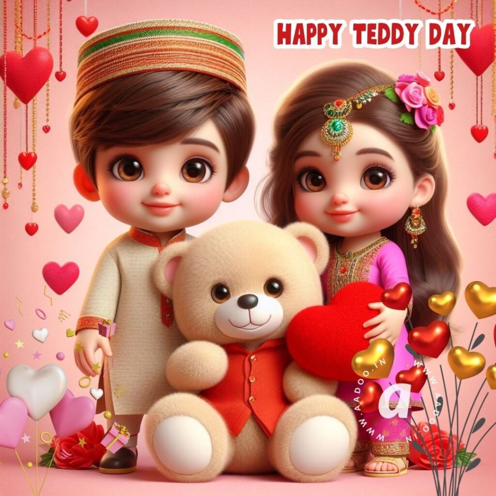 Happy Teddy Day, Happy Teddy Day My Love, Happy Teddy Bear Day Images, Happy Teddy Day 2024, Happy Teddy Day Photo, Happy Teddy Day Pic, Happy Teddy Day Status, Happy Teddy Day Wishes, Happy Teddy Day Valentine Week, Happy Valentines Day, Valentines week, Teddy Bear Day, aadoo.in,