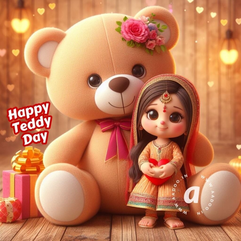 Happy Teddy Day, Happy Teddy Day My Love, Happy Teddy Bear Day Images, Happy Teddy Day 2024, Happy Teddy Day Photo, Happy Teddy Day Pic, Happy Teddy Day Status, Happy Teddy Day Wishes, Happy Teddy Day Valentine Week, Happy Valentines Day, Valentines week, Teddy Bear Day, aadoo.in,