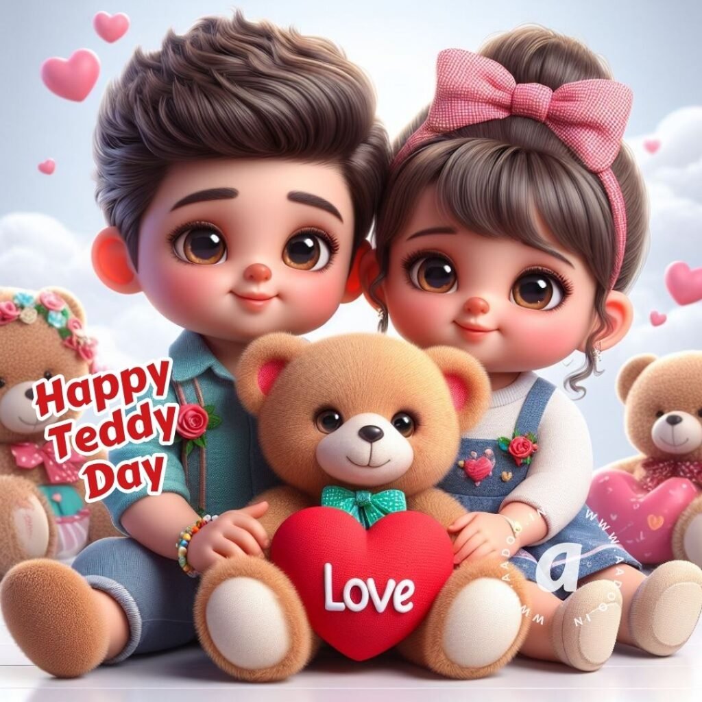 Happy Teddy Day, Happy Teddy Day My Love, Happy Teddy Bear Day Images, Happy Teddy Day 2024, Happy Teddy Day Photo, Happy Teddy Day Pic, Happy Teddy Day Status, Happy Teddy Day Wishes, Happy Teddy Day Valentine Week, Happy Valentines Day, Valentines week, Teddy Bear Day, aadoo.in,